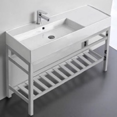 Modern Console Sink Vanity, 48 inch