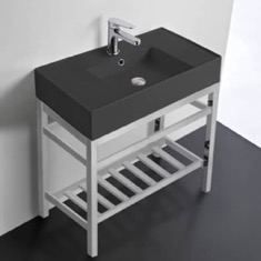 Modern Console Sink Vanity, 32 inch