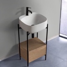 Small Modern  Console Vanity, 18 inch