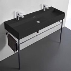 Double Trough Console Sink, 48 inch