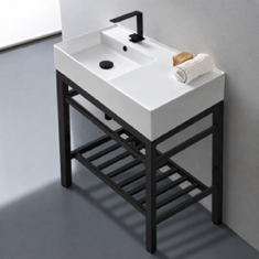 Modern Console Sink Vanity, 32 inch