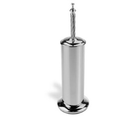 Toilet Brush Holder, Classic-Style Brass