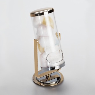 Clear Glass Cotton Balls Dispenser Windisch 88110D