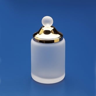 Frosted Glass Cotton Swab Jar Windisch 88113MD
