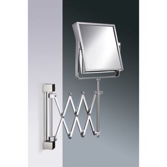 Wall Mounted Makeup Mirrors Magnifying Thebathoutlet Square Wall Mounted Extendable 3x Or 5x Br Magnifying Mirror Windisch 99348
