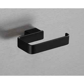 Toilet Paper Holders Thebathoutlet Square Matte Black Toilet Roll Holder Gedy 5424 M4