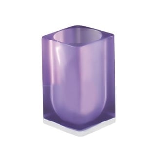 Lilac Square Toothbrush Holder Gedy 7398-79