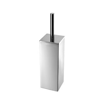 Square Polished Chrome Toilet Brush Holder Gedy NE33-13