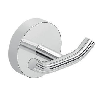 Chrome Double Robe Hook Gedy 2326-13