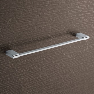 Square 18 Inch Polished Chrome Towel Bar Gedy 3821-45-13