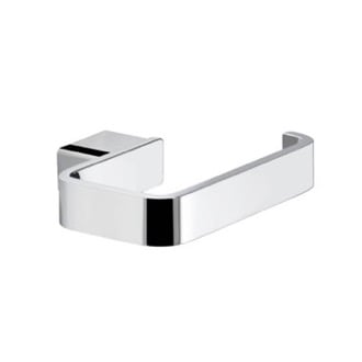 Square Polished Chrome Toilet Roll Holder Gedy 5424-13