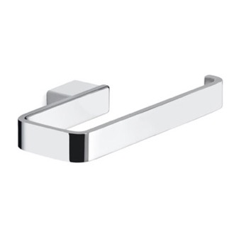 Square Polished Chrome Towel Ring Gedy 5470-13