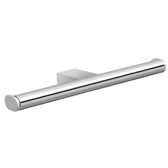 Modern Chrome Round Double Toilet Paper Roll Holder Gedy A229-13