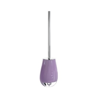 Free Standing Round Toilet Brush in Lilac Finish Gedy FO33-79