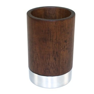 Walnut Bathroom Accessories Thebathoutlet Toothbrush Holder Round Walnut Tumbler Gedy Er98 30
