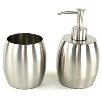 bathroom accessory set nigella round stainless steel bathroom accessory set gedy ni100 - Bathroom Accessory Sets bathroom accessory set nigella round stainless steel bathroom accessory set gedy ni100 - Bathroom Accessory Sets