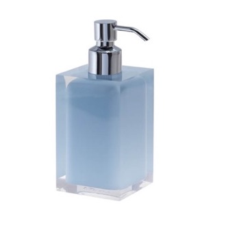 Square Sky Blue Countertop Soap Dispenser Gedy RA81-86