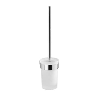 Wall Mounted Frosted Glass Toilet Brush Gedy PI33-03-13