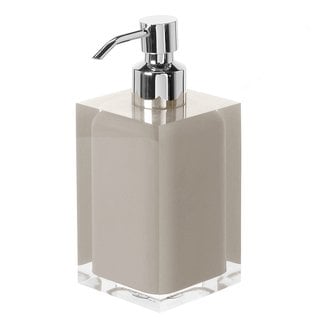Square Light Turtledove Countertop Soap Dispenser Gedy RA81-66