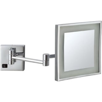Lighted Makeup Mirror, LED, Wall Mounted, 3x or 5x Magnification, Hardwired Nameeks AR7701