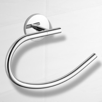 Modern Chrome Towel Ring Nameeks NCB65