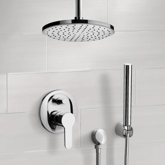 Ceiling Mounted Shower Faucets Thebathoutlet
