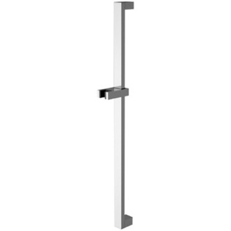 Squared 27 Inch Sliding Rail Available in Chrome Finish Remer 317Q