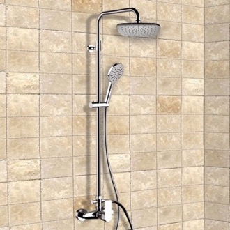 exposed pipe shower and tub faucet shower stall chrome exposed pipe shower system with showers thebathoutlet exposed pipe shower and tub faucet shower stall chrome exposed pipe shower system with showers thebathoutlet