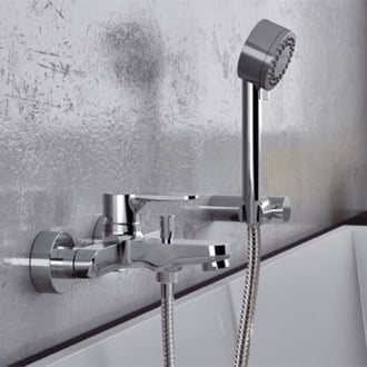 Remer K02 By Nameek S Kiss Wall Mount Tub Faucet With Hand Shower