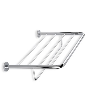Wall Mounted Chrome or Satin Nickel Towel Rack StilHaus 786