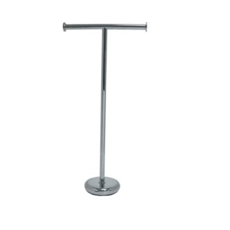 Free Standing Brass Double Toilet Roll Holder StilHaus ME20 2