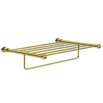 Bathroom Train Racks Towel Thebathoutlet Train Rack Gold Br With White Crystals Windisch 85515ob