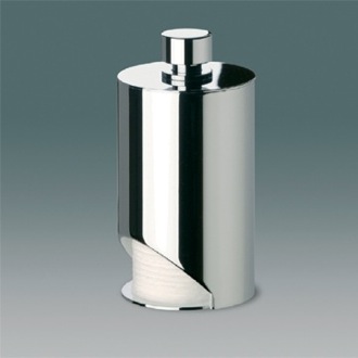 Round Metal Cotton Pad Dispenser Made in Brass Windisch 88123