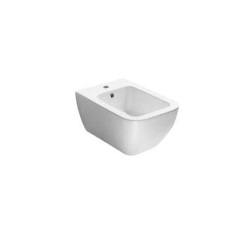 Modern Wall Mount Bidet, Ceramic, Squared GSI 696011