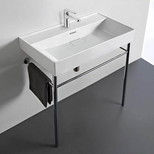 Modern Console Sink, 32 Inch CeraStyle 037300-U-CON