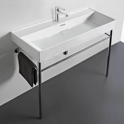 Modern Console Sink, 40 Inch CeraStyle 037500-U-CON