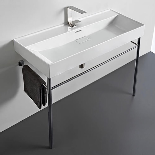 Modern Console Sink, 40 Inch CeraStyle 037500-U-CON