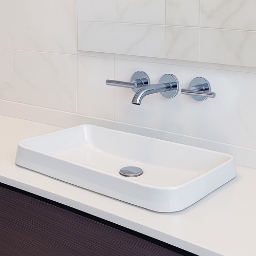 Rectangular White Ceramic Drop In Sink CeraStyle 079000-U
