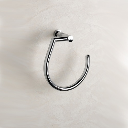 Contemporary Brass Towel Ring Windisch 85340D
