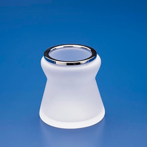 Frosted Glass Toothbrush Holder Windisch 91135MD