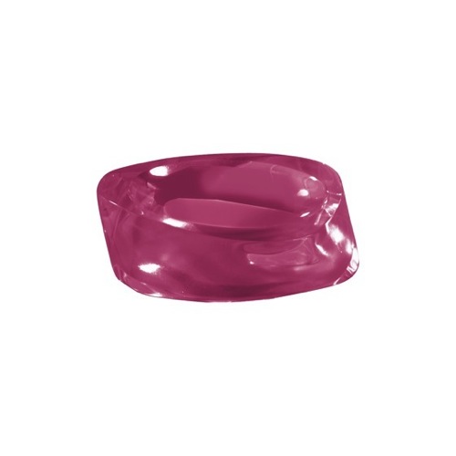 Ruby Red Round Countertop Soap Holder Ruby Red Round Countertop Soap Holder Gedy 4611-53
