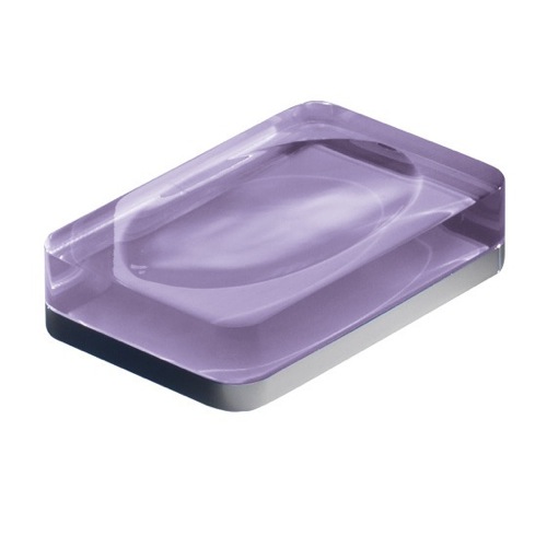 Lilac Rectangle Countertop Soap Dish Gedy 7311-79
