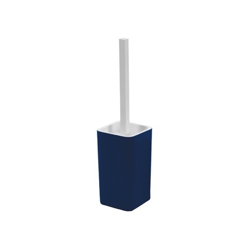 Toilet Brush Holder, Contemporary, Blue Toilet Brush Holder, Contemporary, Blue Gedy 7933-05