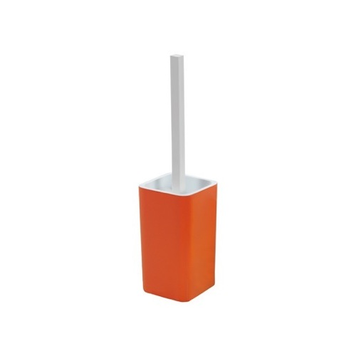 Toilet Brush Holder, Contemporary, Orange Gedy 7933-67