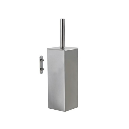 Toilet Brush Holder, Wall Mounted, Square, Polished Chrome Gedy NE33-03-13