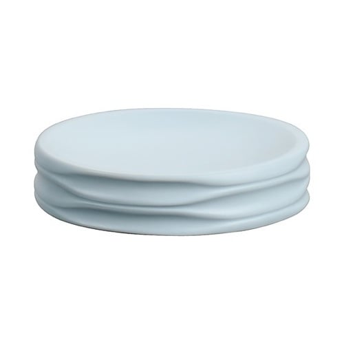 Round Sky Blue Soap Dish Gedy OR11-86