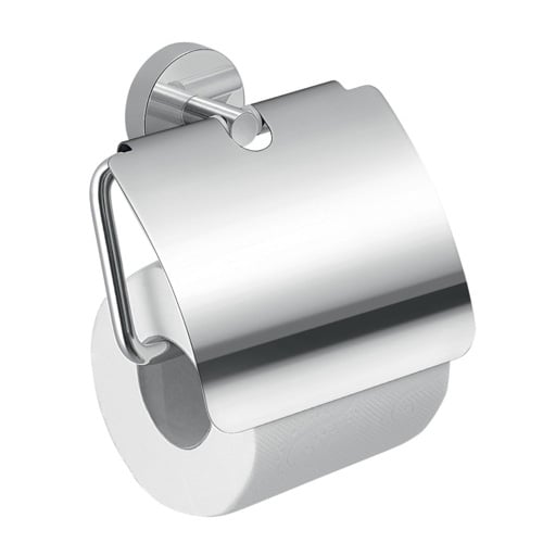 Chrome Toilet Paper Holder With Cover Gedy 2325-13