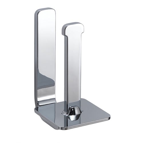 Polished Chrome Vertical Toilet Paper Holder Gedy 3224-02-13