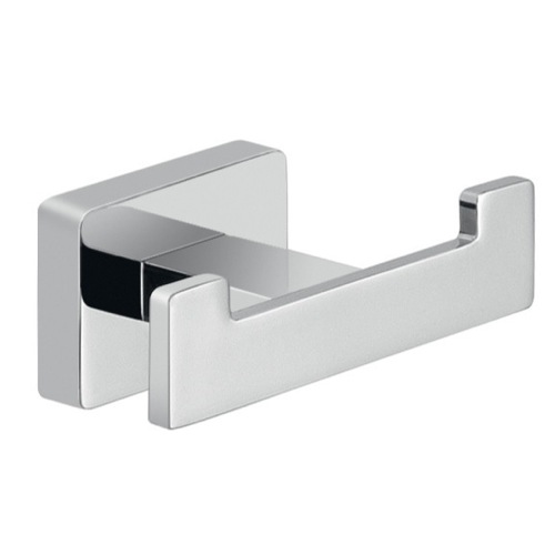 Double Hook, Square, Chrome, Wall Mounted Gedy 4426-13