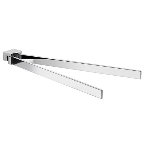 Double Swivel Towel Bar, 15 Inch, Square, Polished Chrome Double Swivel Towel Bar, 15 Inch, Square, Polished Chrome Gedy 5423-13